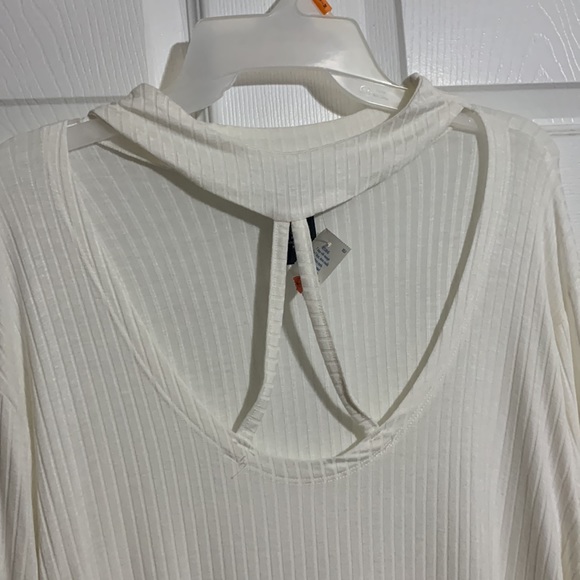 3X cream white long top by Rouge - Picture 4 of 4